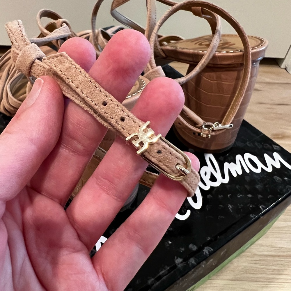 Sam Edelman Tan heeled sandal | 8.5 - Picture 10 of 12